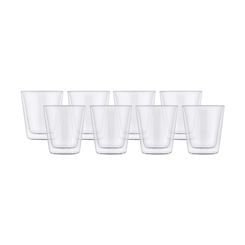 MW Blend Double Wall Conical Cup 200ML Set of 8 Gift Boxed