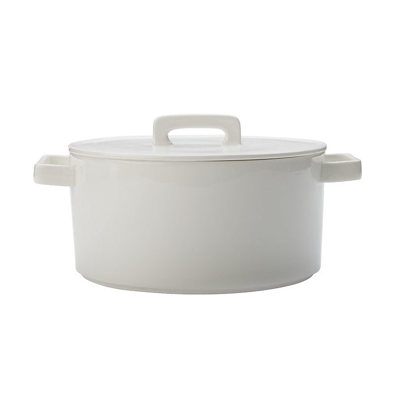 MW Epicurious Round Casserole 3.2L White Gift Boxed