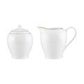 MW White Gold Sugar & Creamer Set Gold Gift Boxed