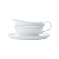 MW White Basics Gravy Boat & Saucer 500ML Gift Boxed