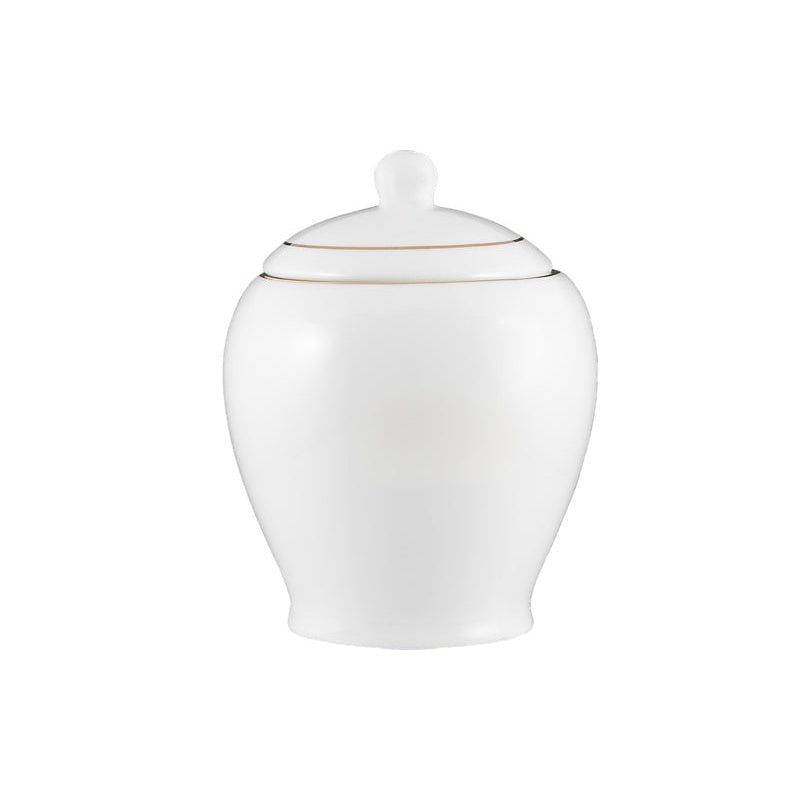 MW White Gold Sugar Bowl Gold