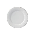 MW White Platinum Rim Charger Plate 31cm Platinum