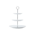 MW White Basics Diamonds 3-Tier Cake Stand Gift Boxed