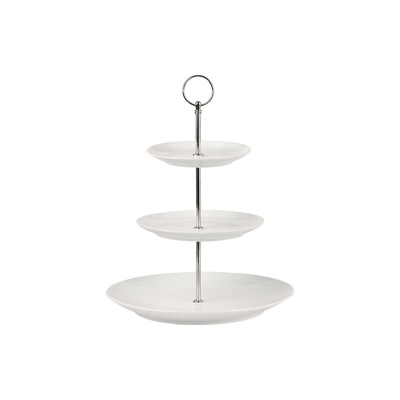 MW White Basics 3 Tiered Cake Stand Gift Boxed
