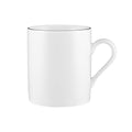 MW White Platinum Mug Cylindrical 300ML Platinum