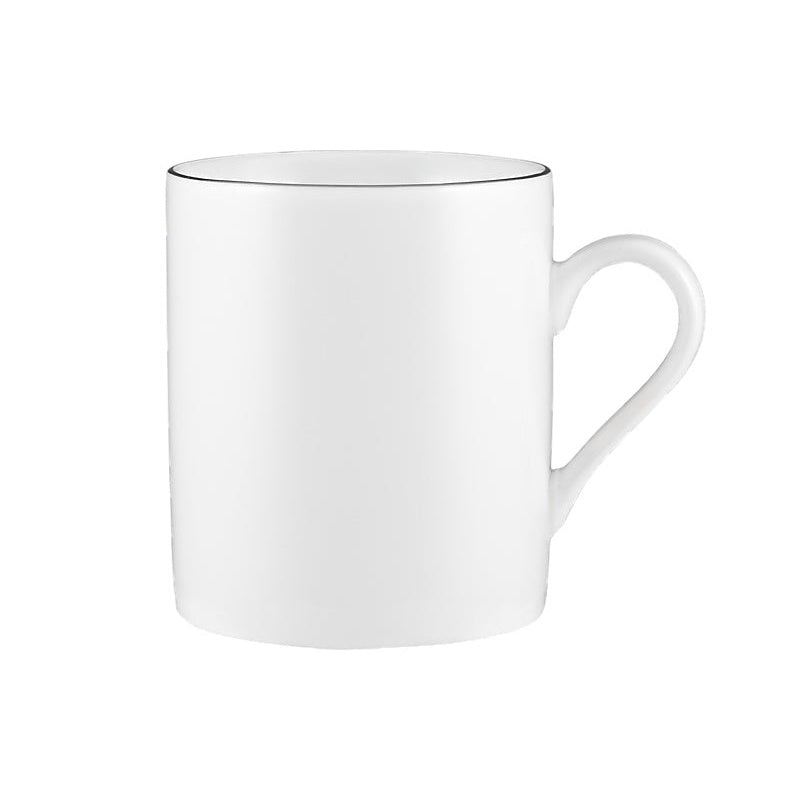MW White Platinum Mug Cylindrical 300ML Platinum