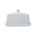 MW White Basics Diamonds Butter Dish Gift Boxed
