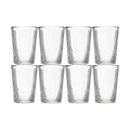 MW Blend Stripey Double Wall Cup 250ML Set 8 Gift Boxed