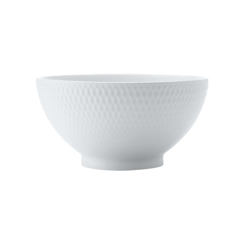 MW White Basics Diamonds Rice Bowl 10x5.5cm