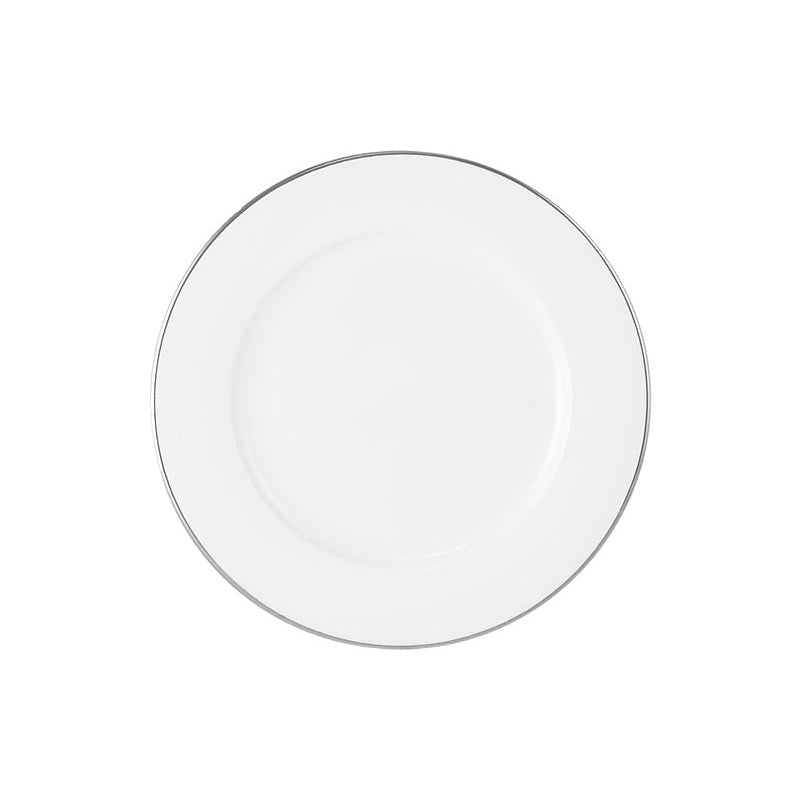 MW White Platinum Rim Side Plate 19cm Platinum