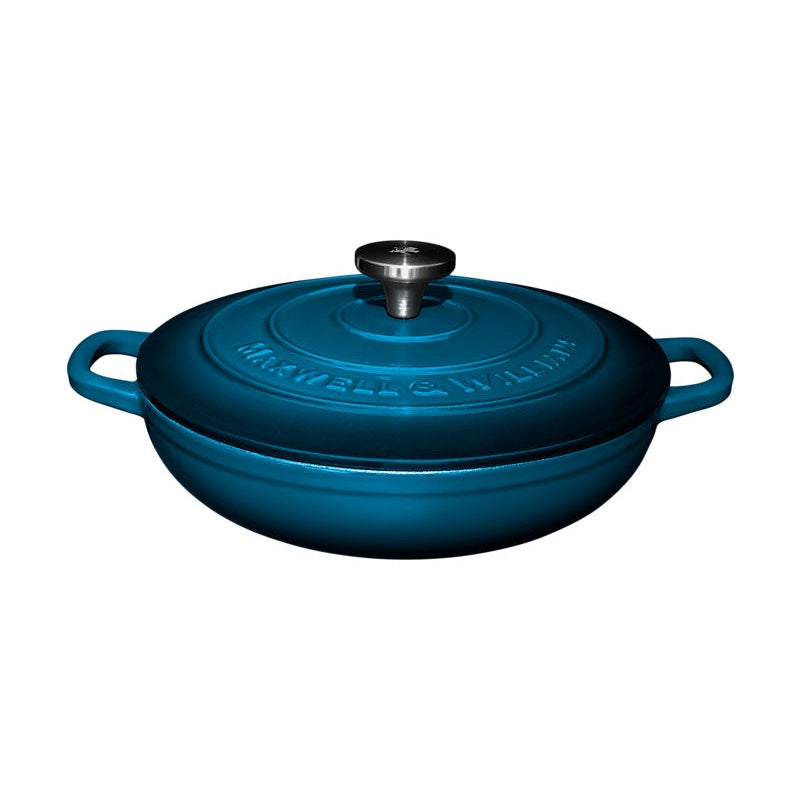 MW Cast Iron Braiser Midnight Blue 27cm / 3.3L Gift Boxed