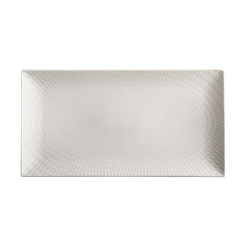 MW White Basics Diamonds Rectangular Platter 35x19cm Gift Boxed