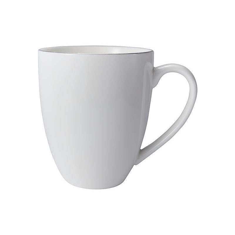 MW White Platinum Coupe Mug 390ML Platinum