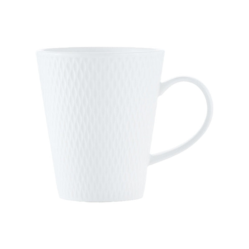 MW White Basics Diamonds Conical Mug 350ML