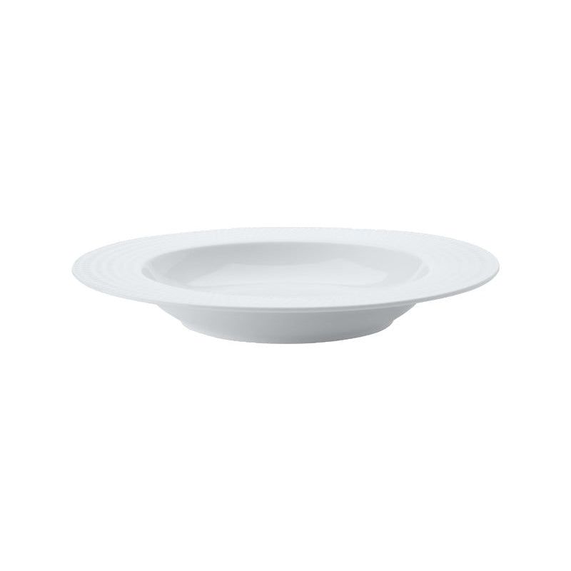 MW White Basics Diamonds Rim Soup Bowl 22.5x3cm