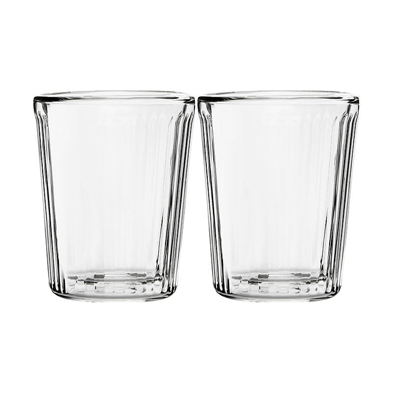 MW Blend Stripey Double Wall Cup 80ML Set 2 Gift Boxed