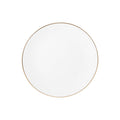 MW White Gold Coupe Entree Plate 23cm Gold