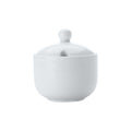 MW White Basics Jumbo Sugar/Condiment Bowl Gift Boxed