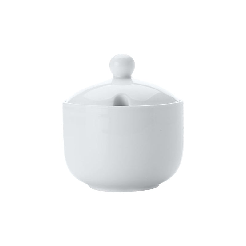 MW White Basics Jumbo Sugar/Condiment Bowl Gift Boxed