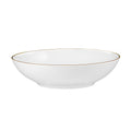 MW White Gold Coupe Bowl Shallow 18.5x5cm Gold