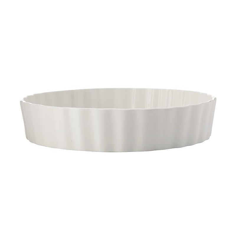 MW Epicurious Deep Quiche Dish 24x5cm White Gift Boxed