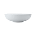 MW White Basics Diamonds Round Serving Bowl 25x7cm
