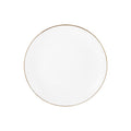 MW White Gold Coupe Dinner Plate 27.5cm Gold