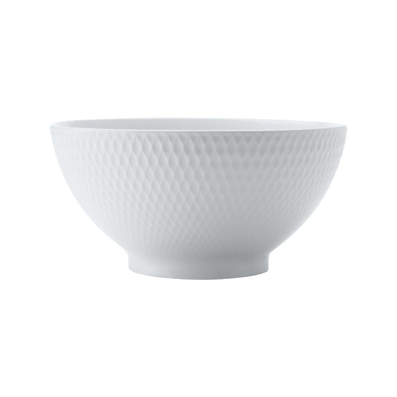 MW White Basics Diamonds Noodle Bowl 18x9cm