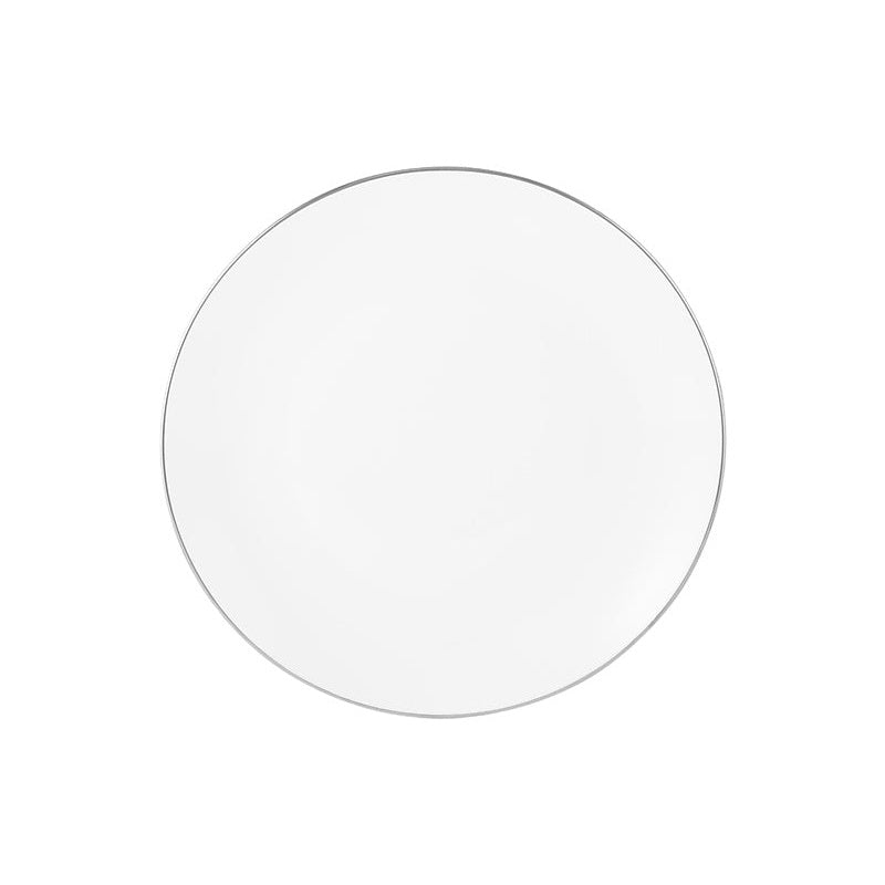 MW White Platinum Coupe Dinner Plate 27.5cm Platinum
