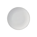MW White Platinum Coupe Charger Plate 31cm Platinum