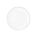 MW White Platinum Coupe Side Plate 19cm Platinum