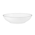 MW White Platinum Coupe Bowl Shallow 18.5x5cm Platinum