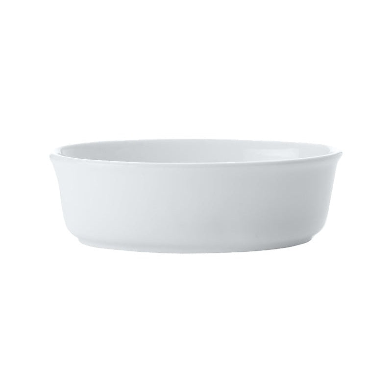 MW White Basics Pie Dish Oval 18cm