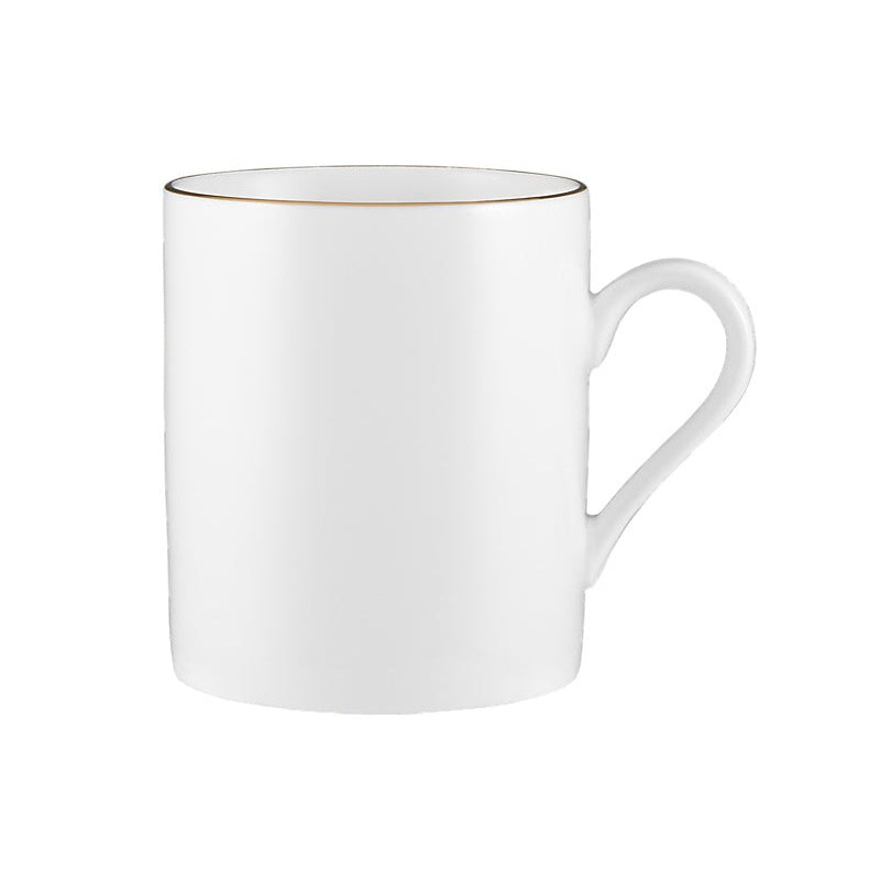 MW White Gold Mug Cylindrical 300ML Gold