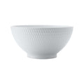 MW White Basics Diamonds Noodle Bowl 20x10.5cm