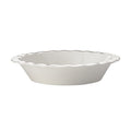 MW Epicurious Fluted Pie Dish 25x5cm White Gift Boxed
