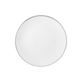 MW White Platinum Coupe Entree Plate 23cm Platinum