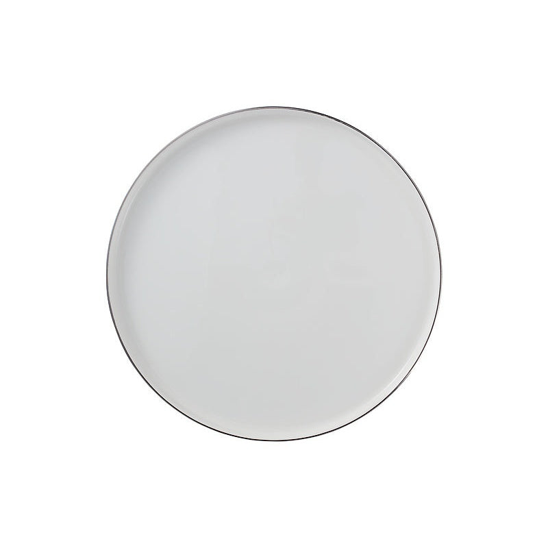 MW White Platinum Footed Cake Stand 30cm Gift Boxed