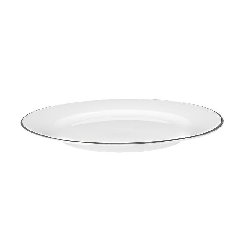 MW White Platinum Rim Side Plate 19cm Platinum