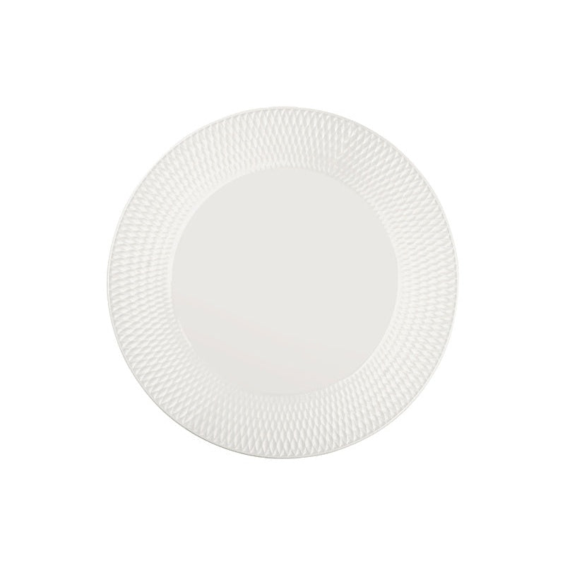 MW White Basics Diamonds Footed Cake Stand 30cm Gift Boxed