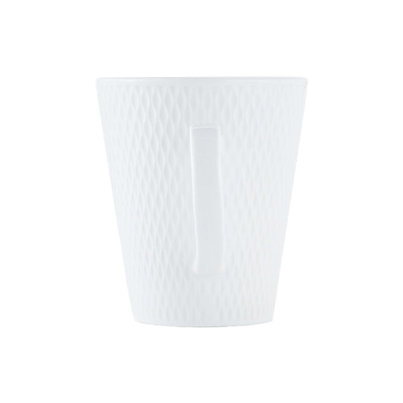 MW White Basics Diamonds Conical Mug 350ML