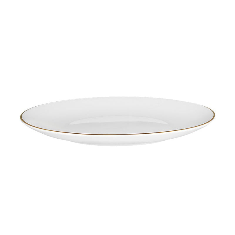 MW White Gold Coupe Side Plate 19cm Gold