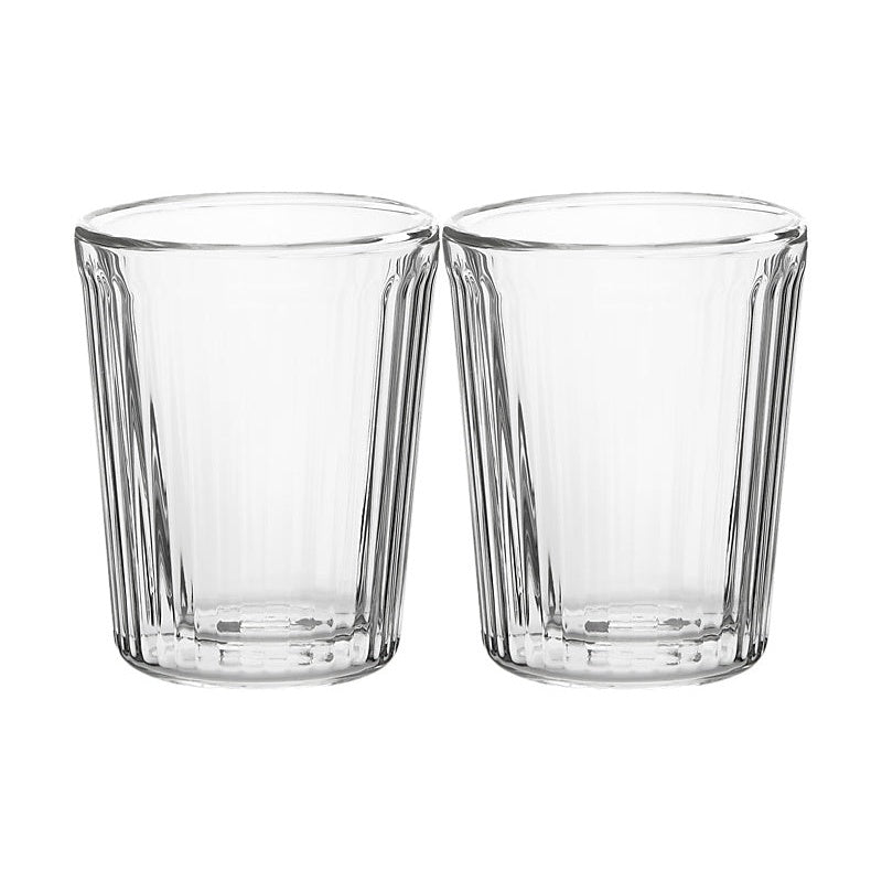 MW Blend Stripey Double Wall Cup 80ML Set 2 Gift Boxed