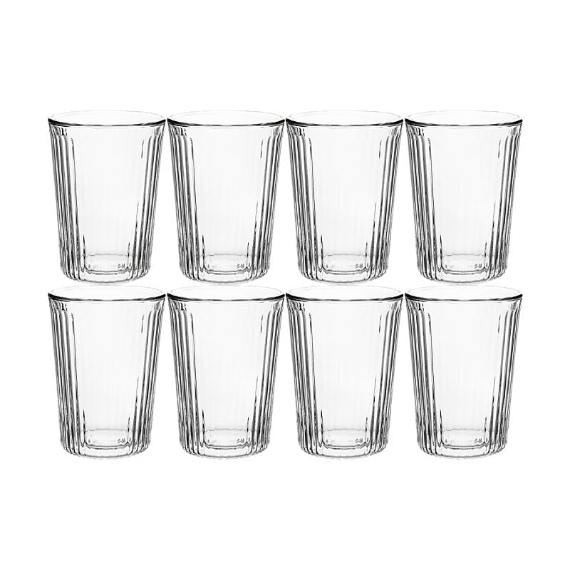MW Blend Stripey Double Wall Cup 250ML Set 8 Gift Boxed