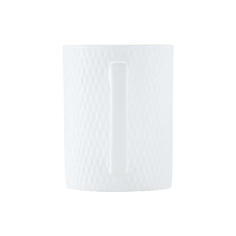 MW White Basics Diamonds Straight Mug 400ML