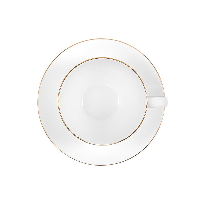 MW White Gold Cup & Saucer 260ML Gold