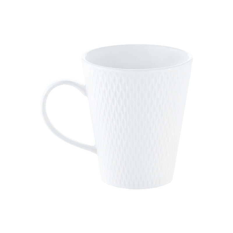MW White Basics Diamonds Conical Mug 350ML