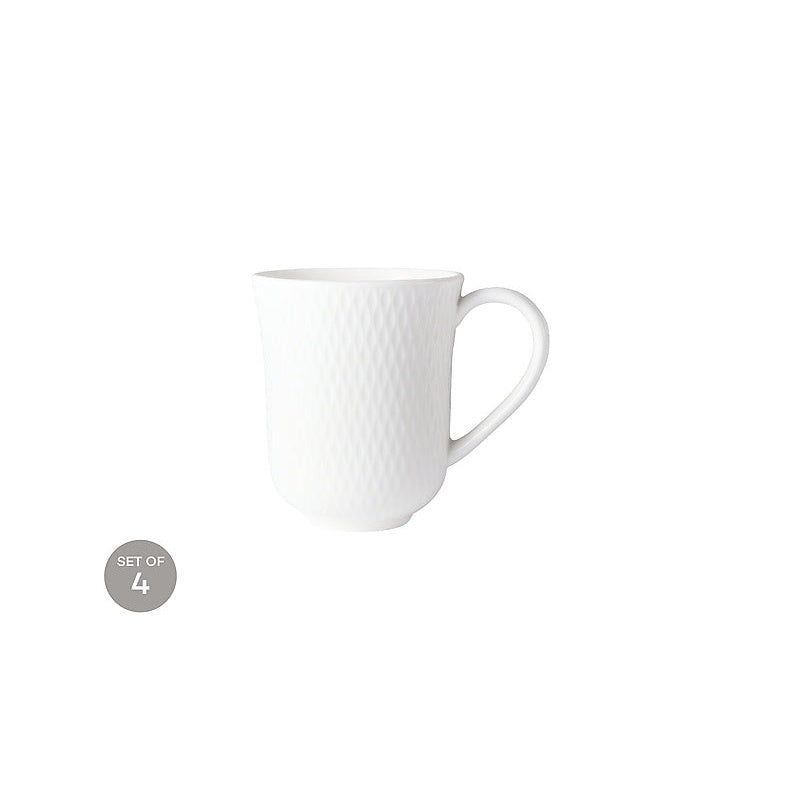 MW White Basics Diamonds Imperial Mug 390ML