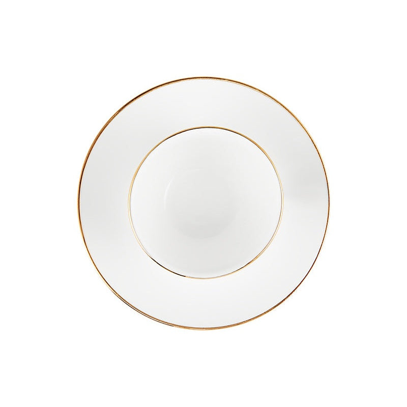 MW White Gold Coupe Demi Cup & Saucer 90ML Gold