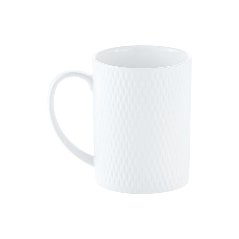 MW White Basics Diamonds Straight Mug 400ML